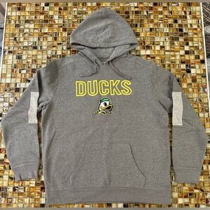 NWOT Oregon Ducks Captivating Apparel Gray Embroidered Pullover Hoodie~2XL~$55